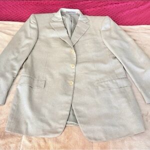 Ermengildo Zegna Men's Silk & Cashmere Blend Blazer Size 54R